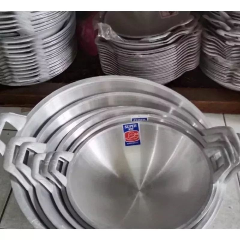 Terbaik Wajan Kuali Penggorengan / Wajan Almunium Anti Lengket / Kuali Serbaguna