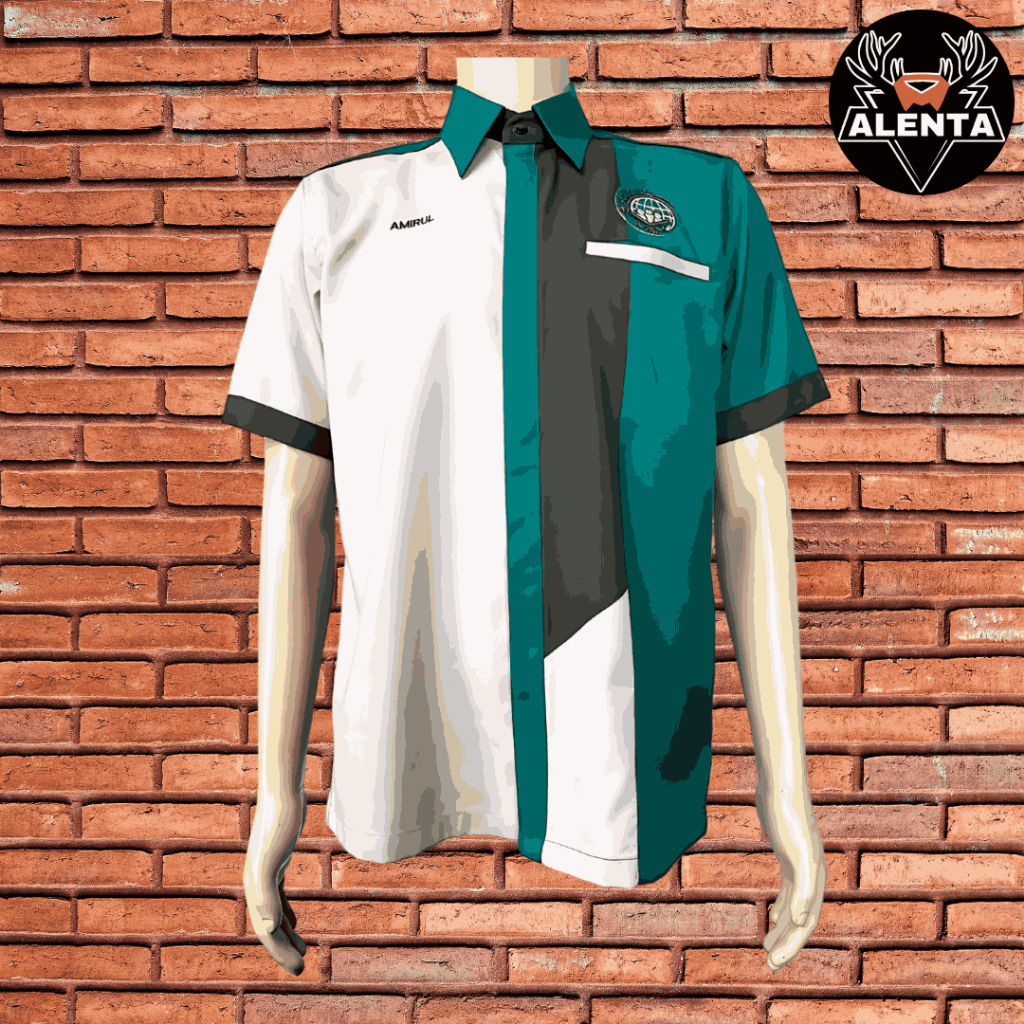 SERAGAM FORMAL PRIA ELEGAN | Baju Kerja Kantor Perusahaan Pabrik | Bisa Custom Logo