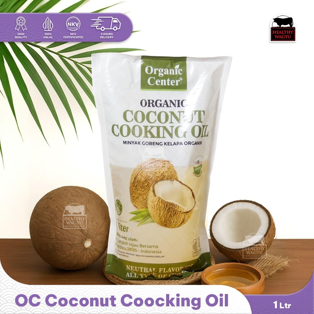 

Organic Center Coco Virgin Coconut Oil Minyak Kelapa Organik Sehat 1 Liter Healthy Wagyu