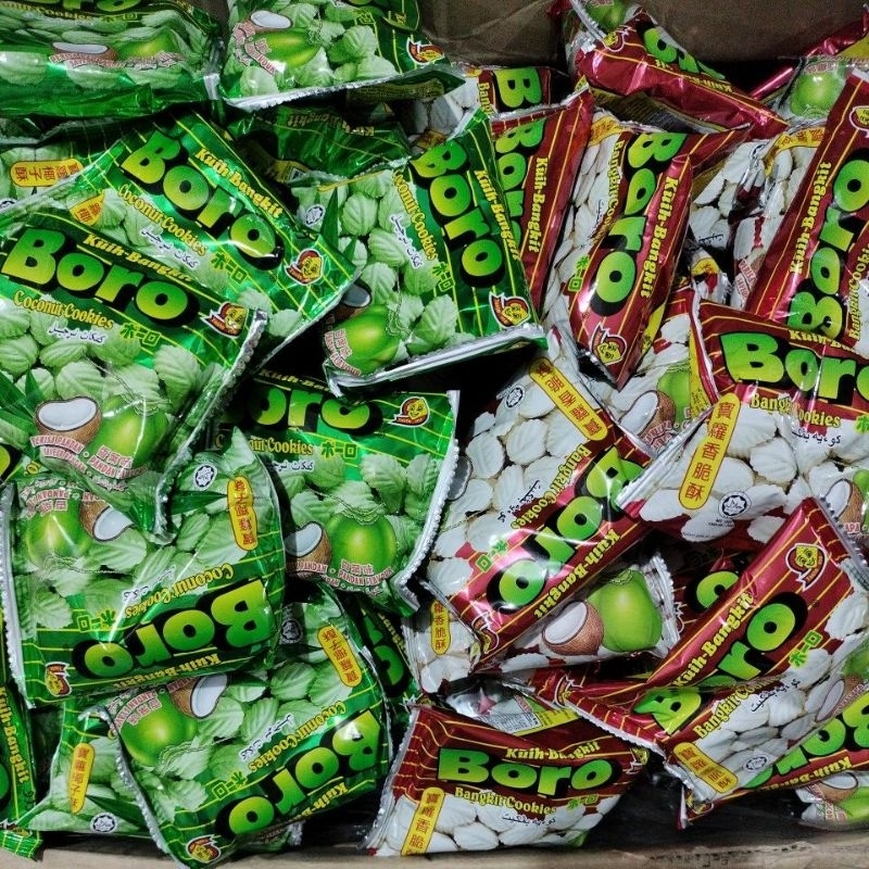 

Boro Kuih Bangkit Jadul Tradisional Malaysia Halal Paket Hemat 5 pcs@14g berat bersih 70g