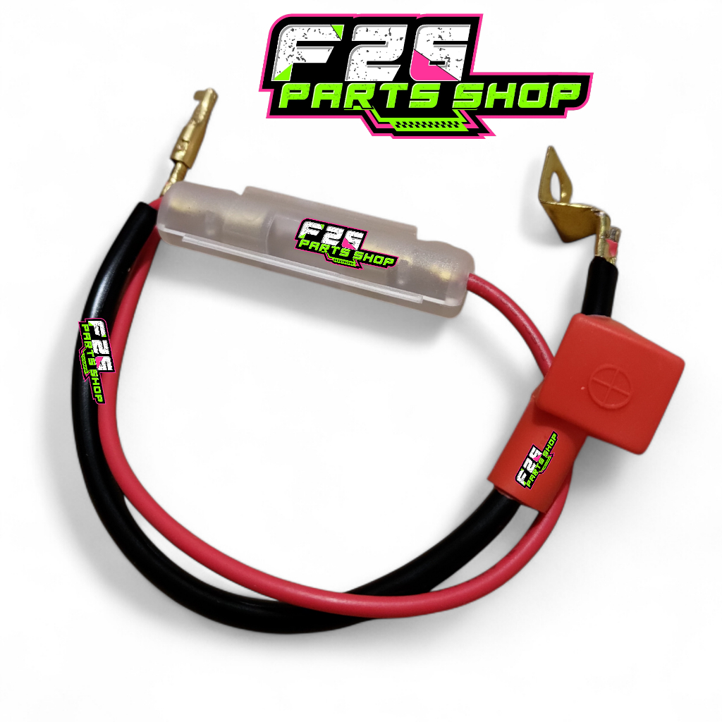 Kabel Aki Positif + Rumah Sikring Tabung Satria 2 Tak Hiu Lumba Kabel Accu Positip Suzuki Satria 2ta