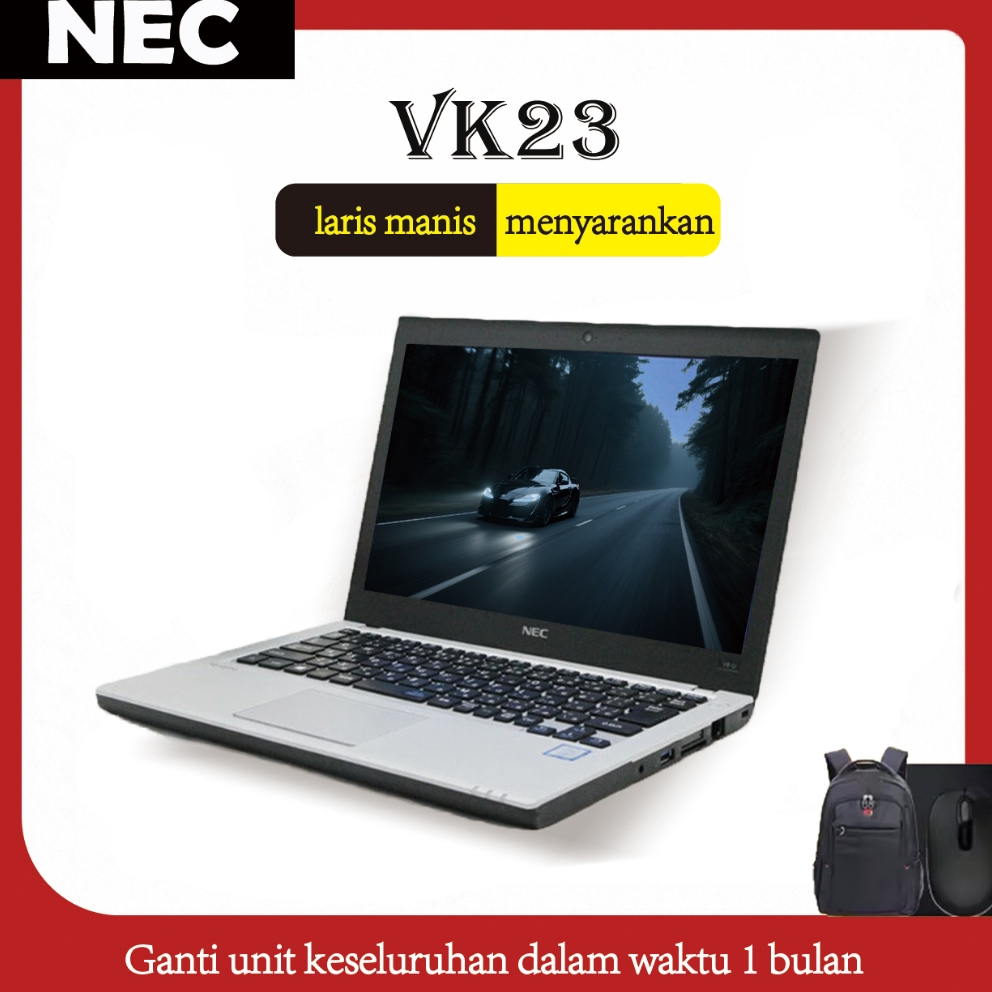 Laptop NEC VK23 Core i5 Gen 6 RAM 8GB SSD 256GB-Layar 12.5 Inch Murah & Tas/Mouse