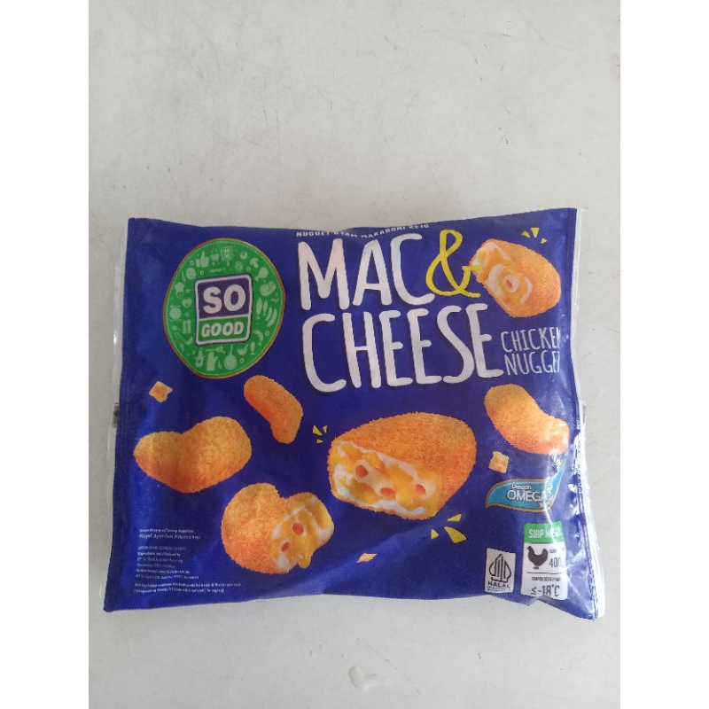 

SO GOOD CHICKEN NUGGET MAC & CHEESE 400gr