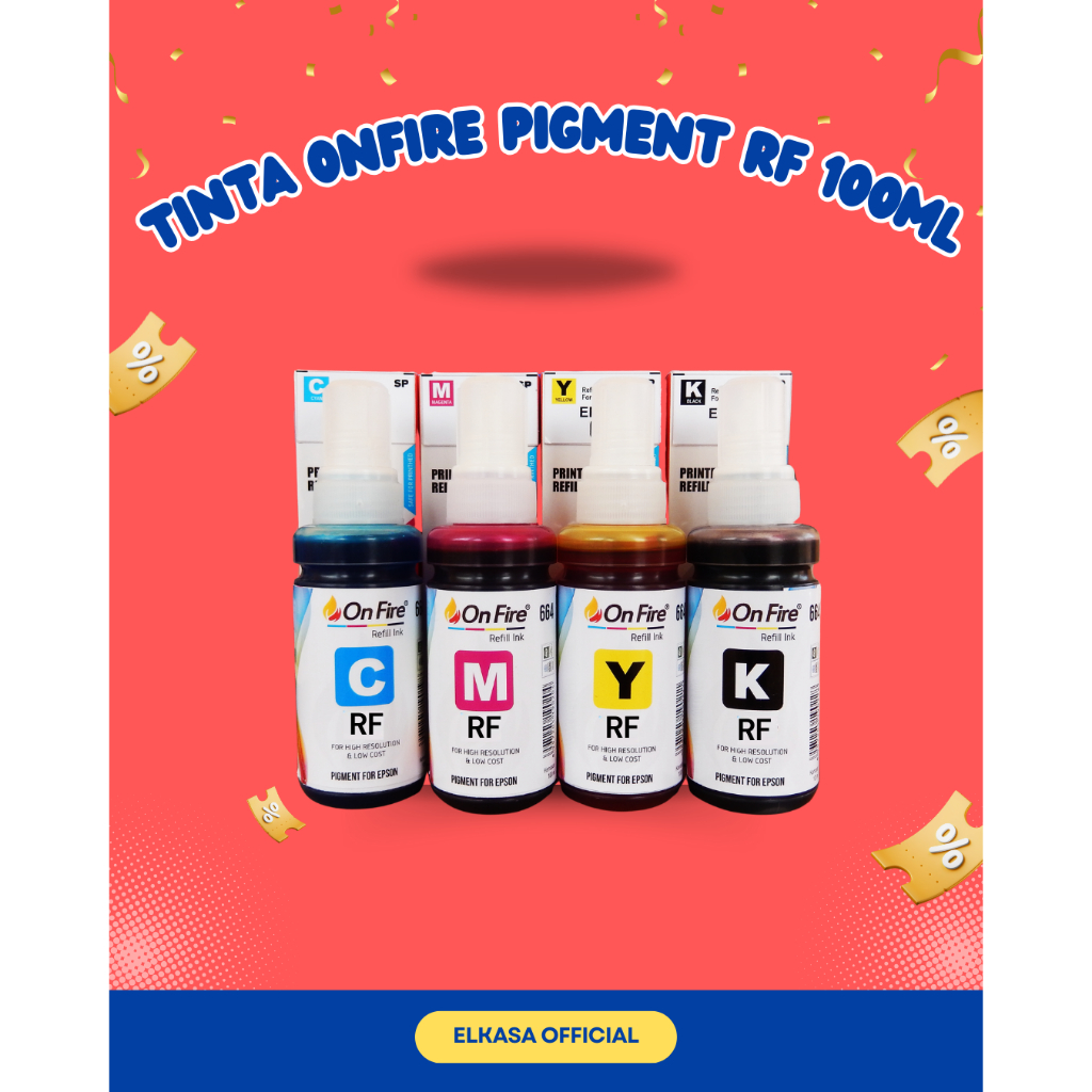 Tinta Onfire Pigment RF 100 ml CMYK
