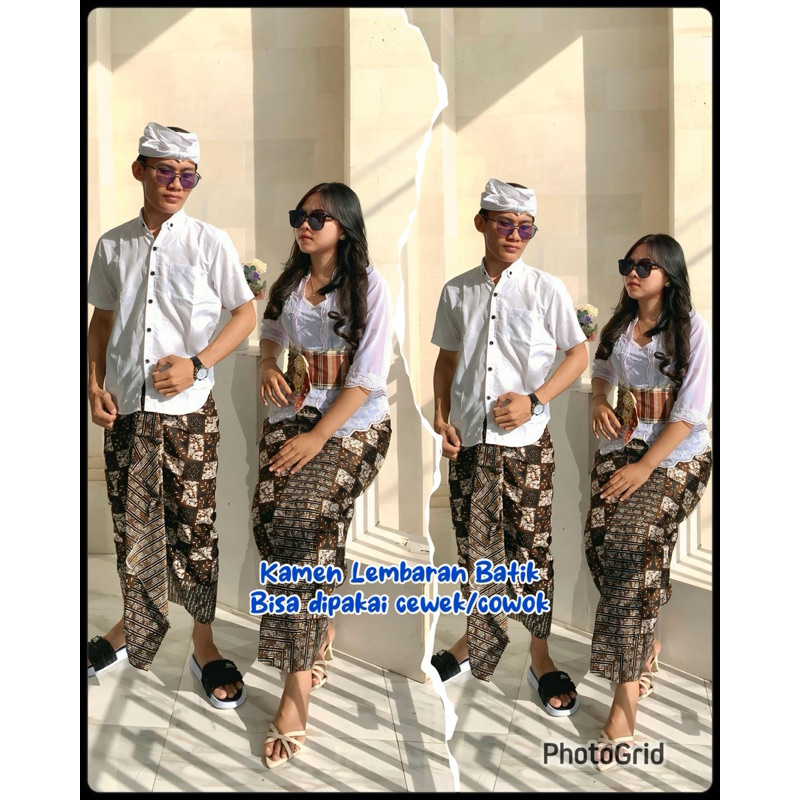 KAMEN LEMBARAN BATIK   // set couple batik halus  // COUPLE BATIK INDIGO // SET COPELAN  BATIK INDIG