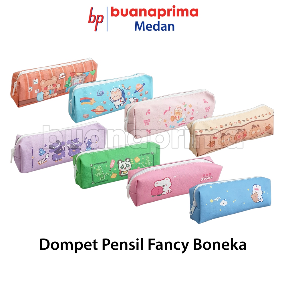 

DOMPET PENSIL FANCY Motif Boneka Kotak Pensil Murah Tebal Karakter Lucu