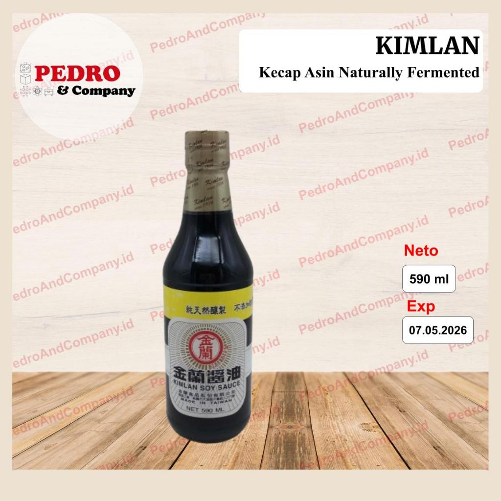 

Kimlan Soy Sauce IMPORTED 590 ml saus kecap asin naturally fermented chinese soy saos