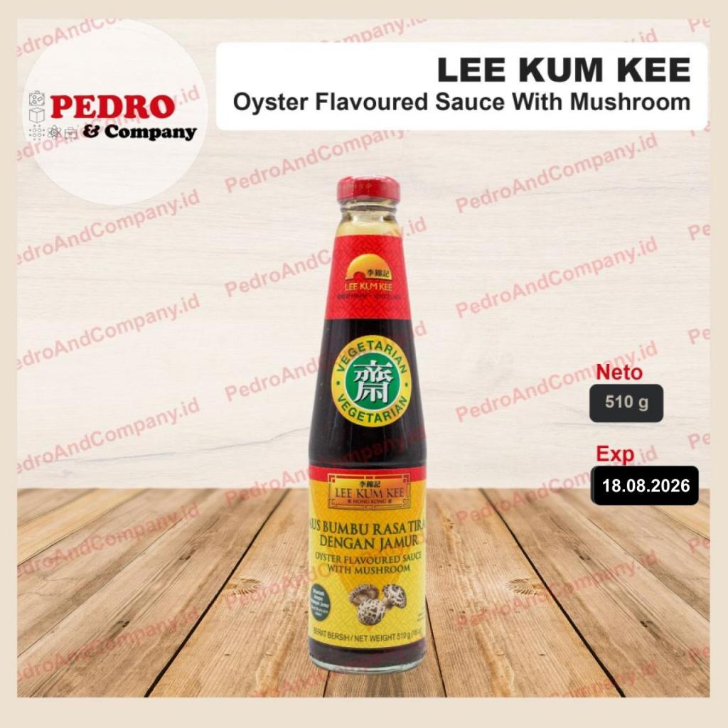 

Lee kum kee vegetarian oyster sauce 510 gram - vege saus tiram jamur