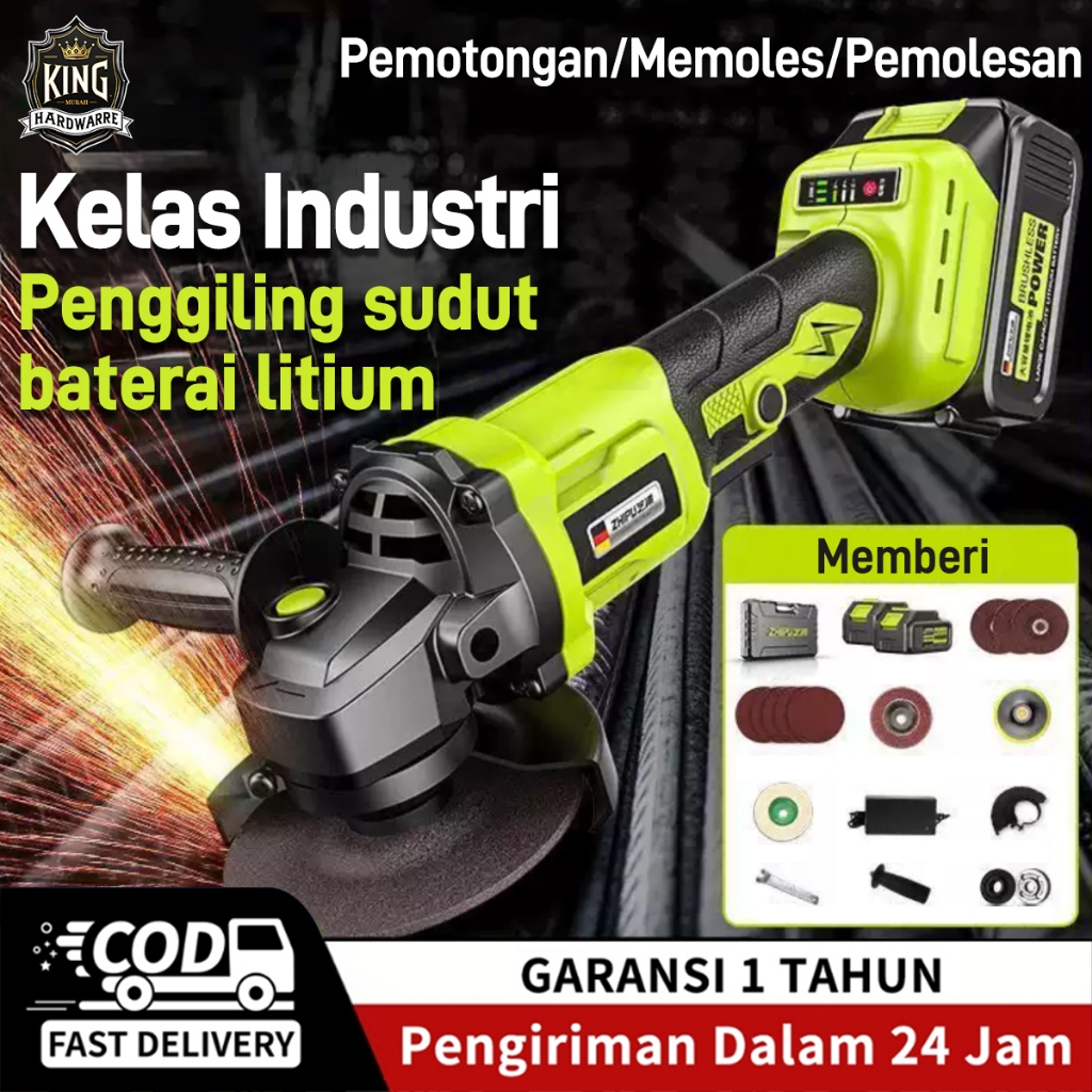 Gerinda listrik Gerinda Baterai Brushless 1200W /Grinder Modern gerinda gerinda baterai gerinda tang