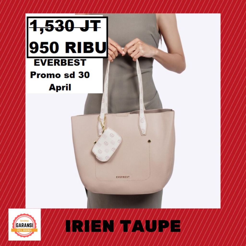 Tas tote bahu Wanita perempuan EVERBEST original 100% Seri IRIEN