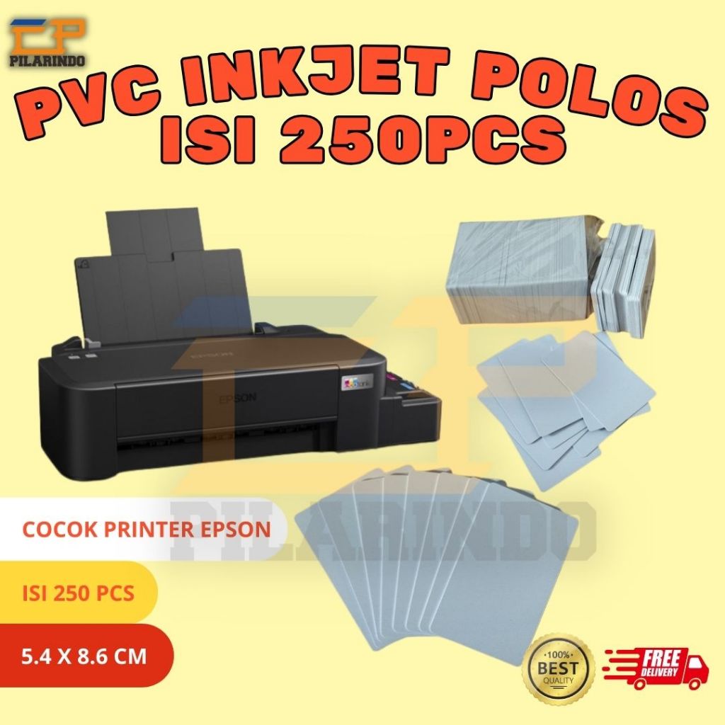 

Kartu PVC Inkjet Polos isi 250 pcs