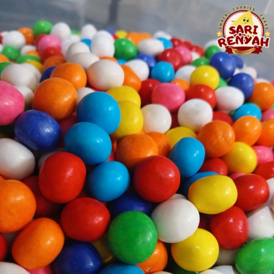 

Biskuit Bola Warna Manis 250 Gram - Sari Renyah