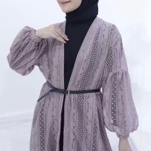 Cardigan Brukat Korea / Outer Brukat / Outer Kondangan / Murah mewah