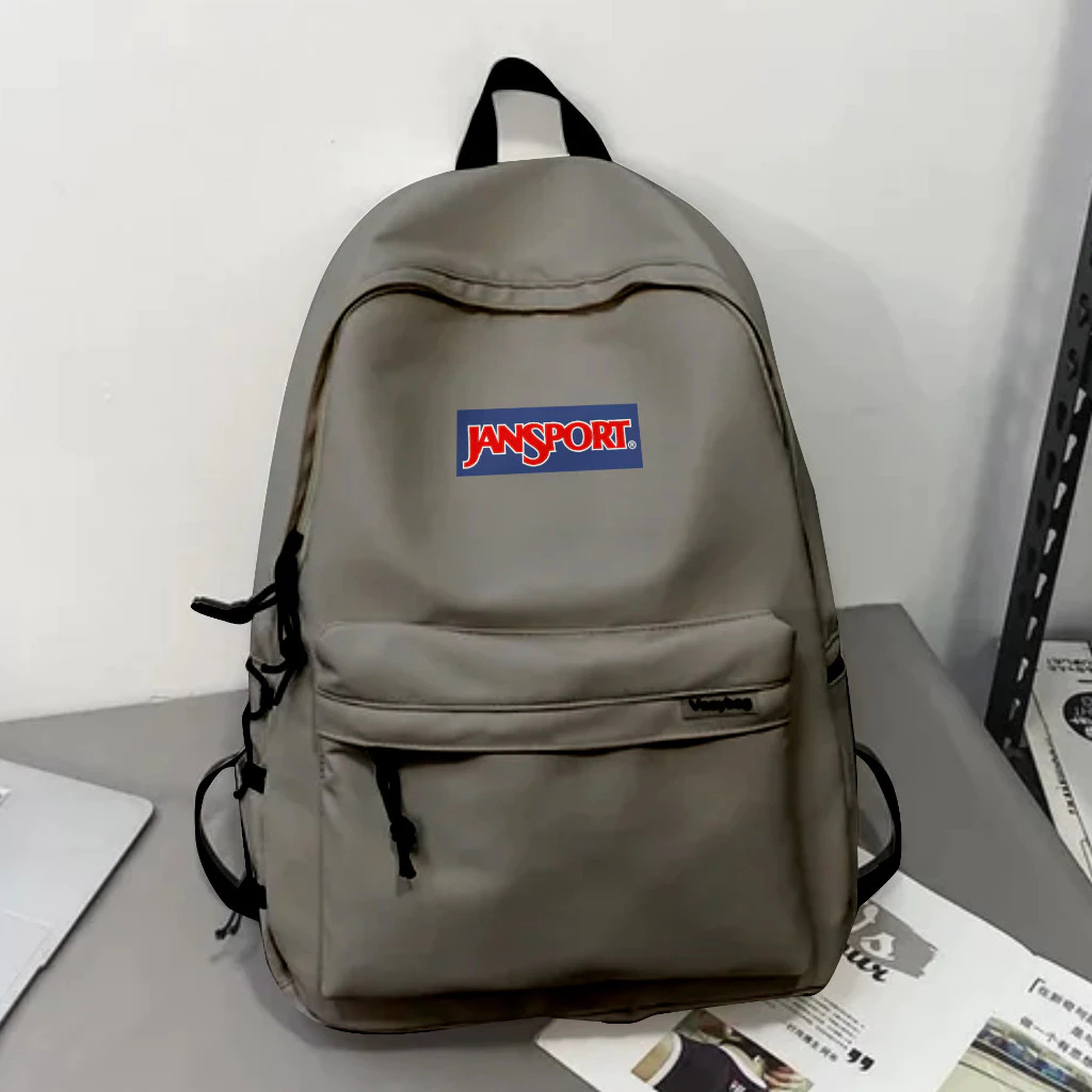 PROMO 5.5 BIG SALE Ransel Jansport Superbreak Motif Polos Tas Sekolah DayPack Pria Wanita Original