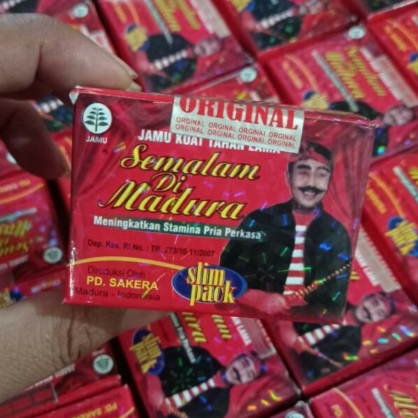 (EXTRA STRONG) JAMU HERBAL KAPSUL SEMALAM DI MADURA 1 BOX 100% ORIGINAL JAMU KUAT TAHAN LAMA