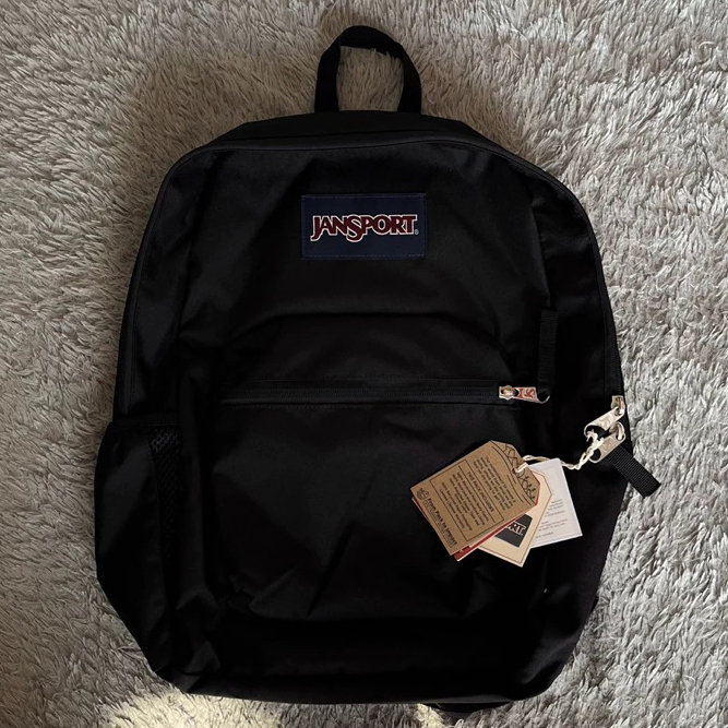 JANSPORT Tas Punggung Sekolah Ransel Distro Jansport Hitam Polos dan Motif Unisex / Tas Jansport