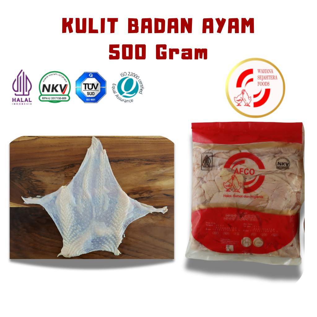 

Kulit Badan Ayam Frozen 500 Gram