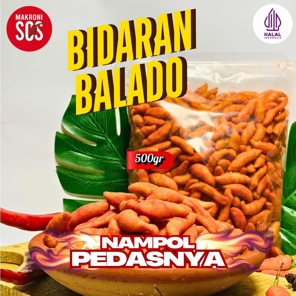 

Bidaran Balado 500GR Bidaran Pedas Manis Rasa Balado Telor Gabus Balado Nikmat Pedas Manis