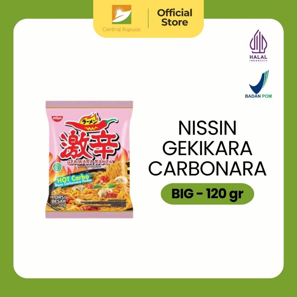 

NISSIN Gekikara Hot Ramen Carbonara 120 Gr
