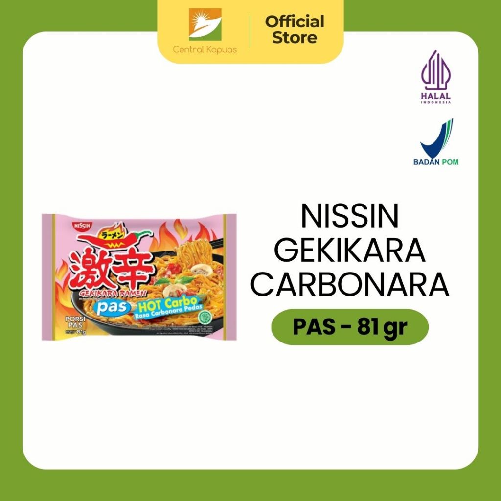 

NISSIN Pas Gekikara Hot Ramen Carbonara 81 Gr