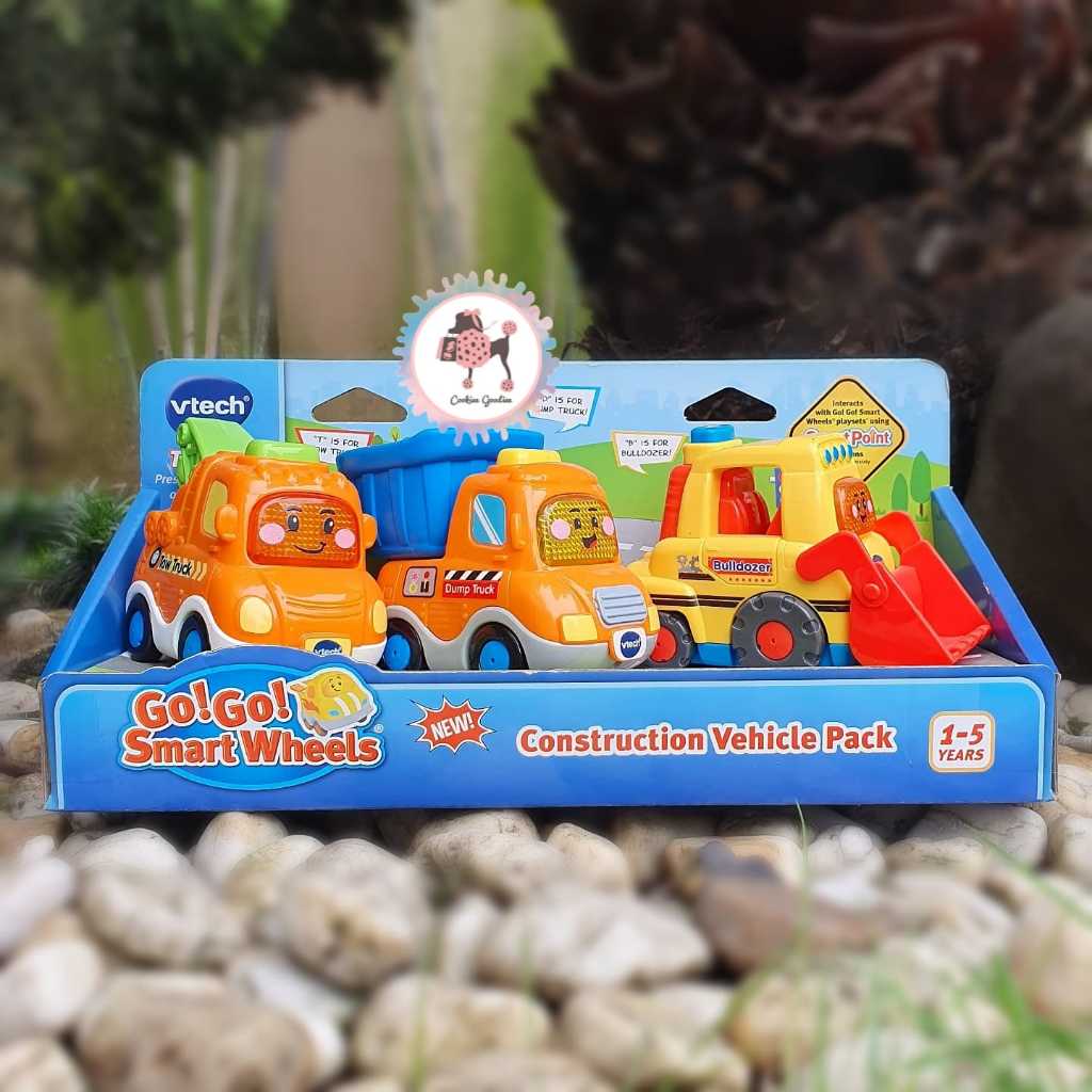 Vtech Go Go Smart Wheels Construction Vehicle Pack Set of 3