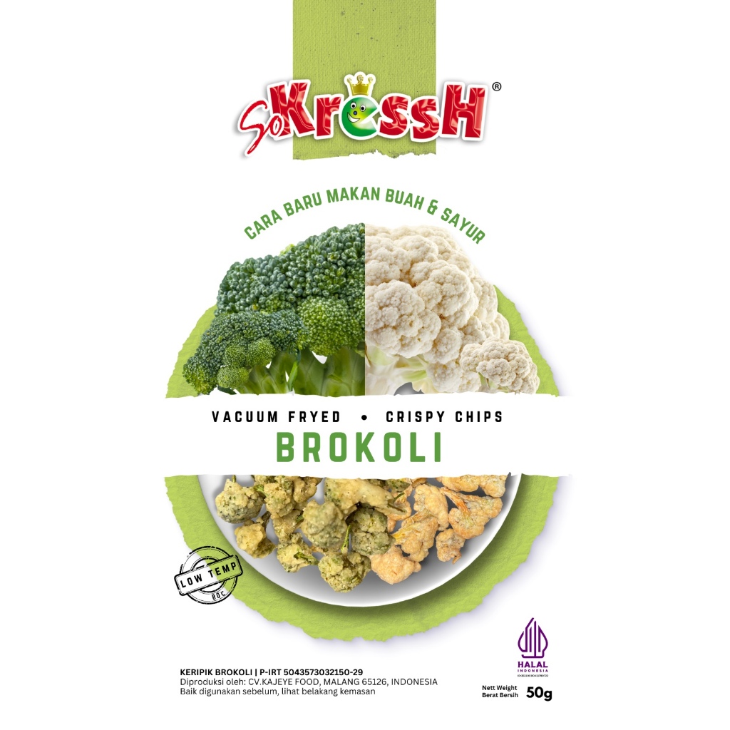 

Keripik Sayur Brokoli 50gr SoKressH