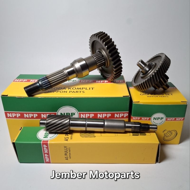 Ger Rasio Komplit/ Gigi Rasio Komplit Mio M3 / Mio 125 / Soul GT 125 2PH NPP Gear Rasio/ Rasio Set K