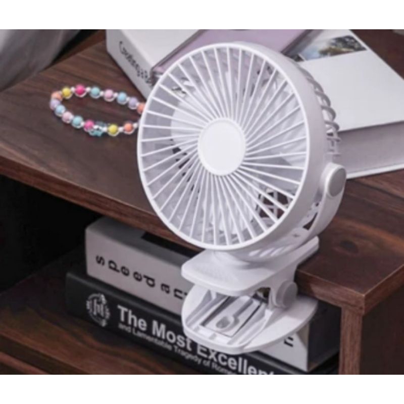 Krisbow Kipas angin Rechargeable 5 inci kipas angin emergency klip