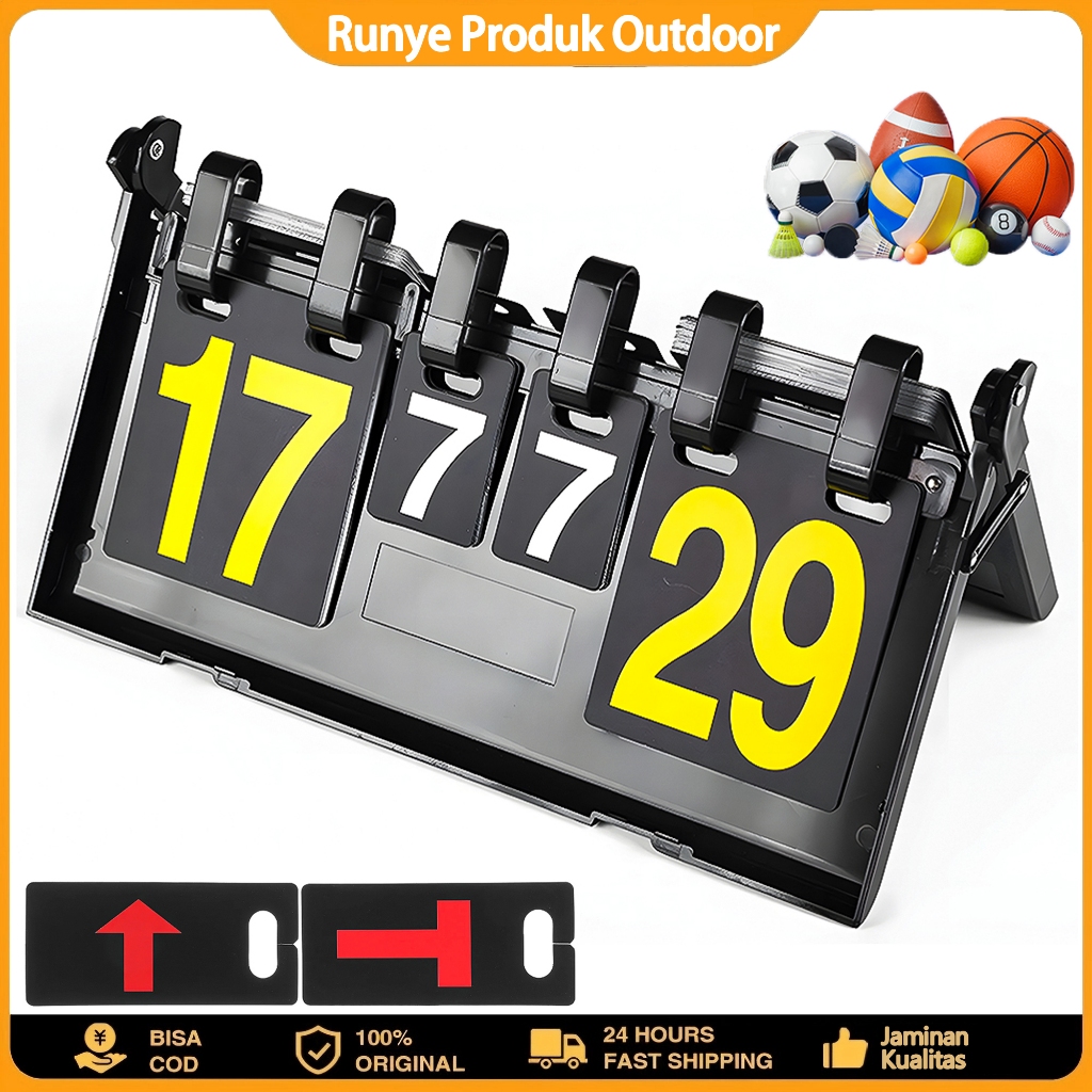 Papan Score / Papan Skor / Score Board Cima / Papan Angka / Score Board Futsal Sepak Bola Basket