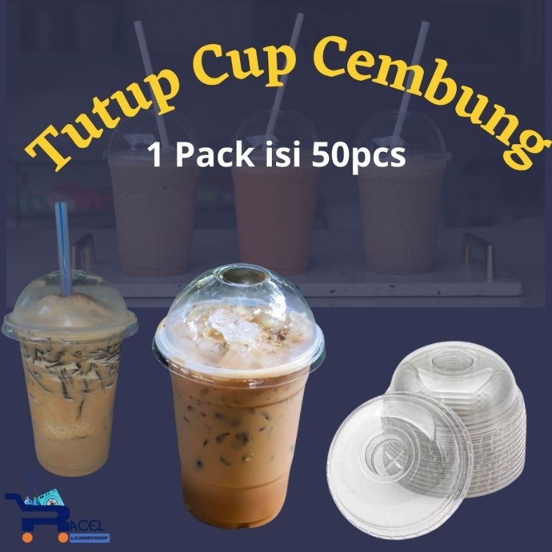 Tutup Gelas Plastik Cembung Tutup Gelas Oz