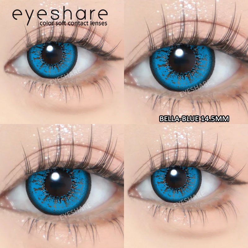 Eyeshare Softlens Bella Blue 14.5mm Cosplay Lensa Kontak Hallowen
