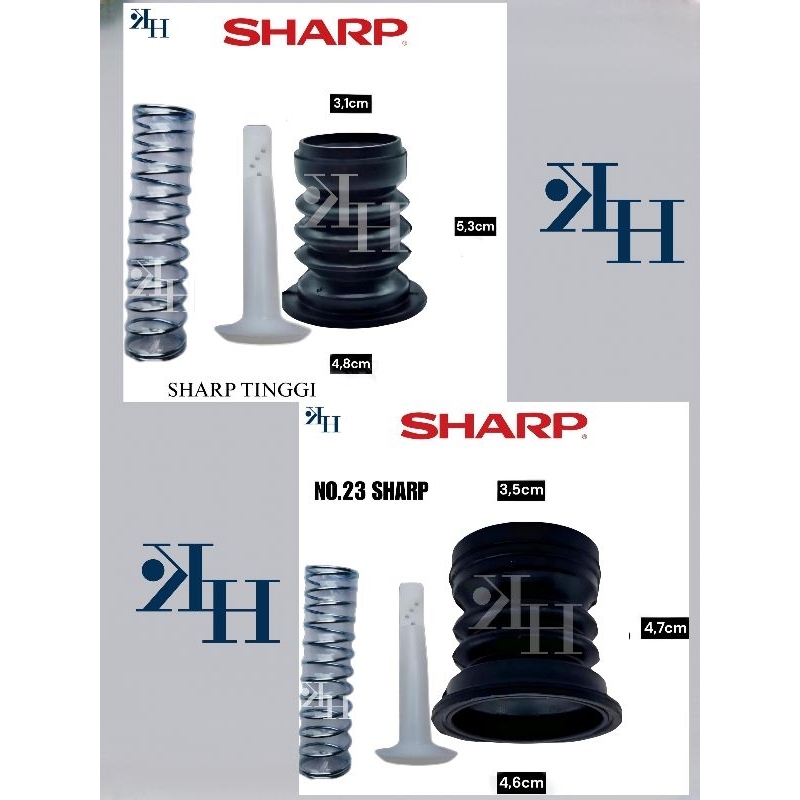 Seal Mesin Cuci Sharp 2 Tabung Fulset