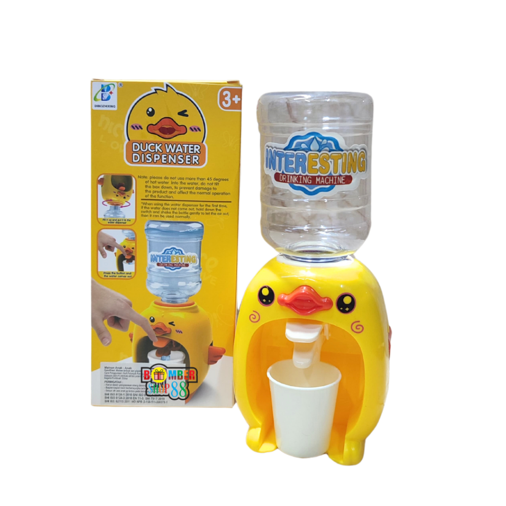 IMPORT MAINAN ANAK DISPENSER MINI GALON BEBEK UNIK BEBEK MINUM AIR FOUNTAIN