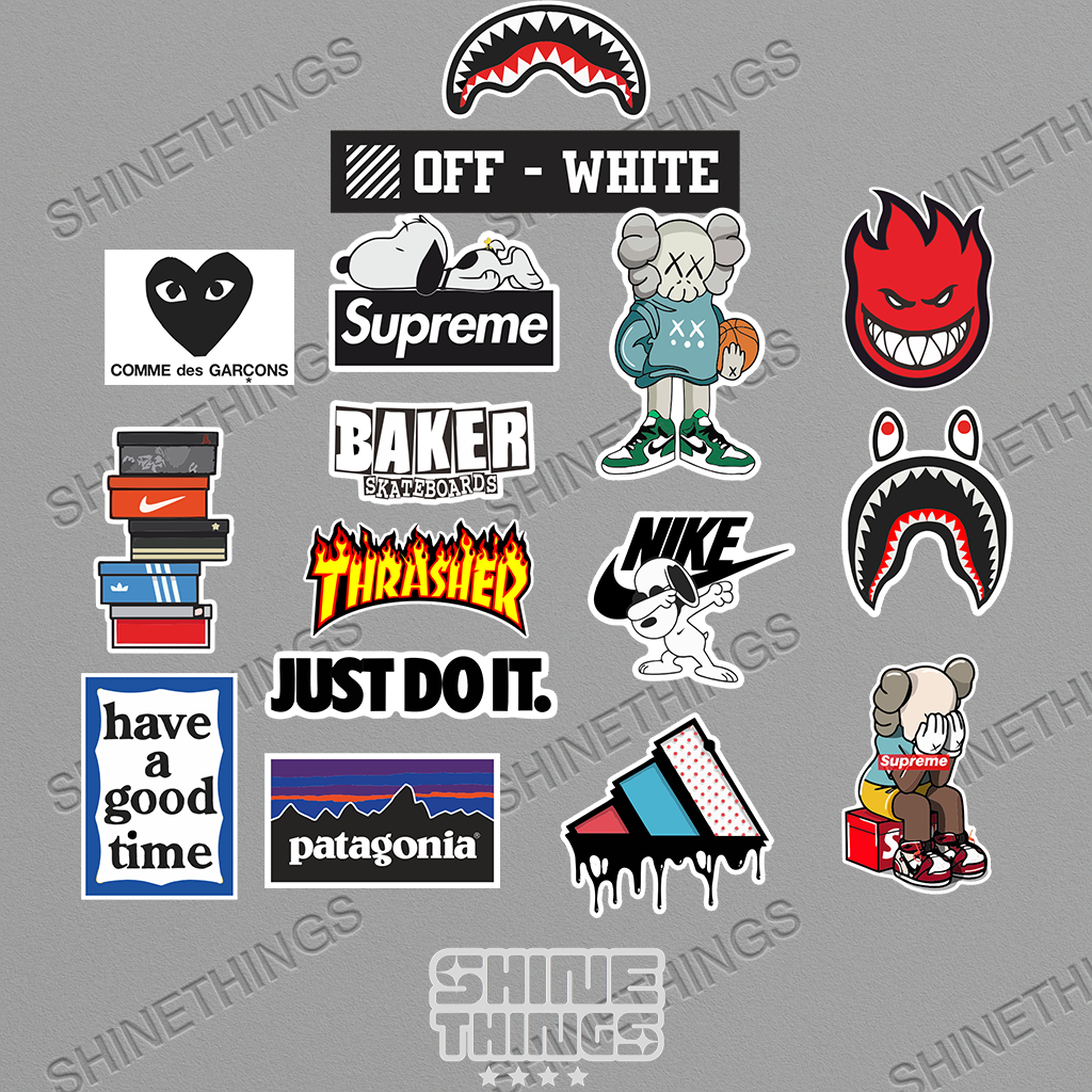 Stiker hypebeast nike patagonia bape || STICKER tumler