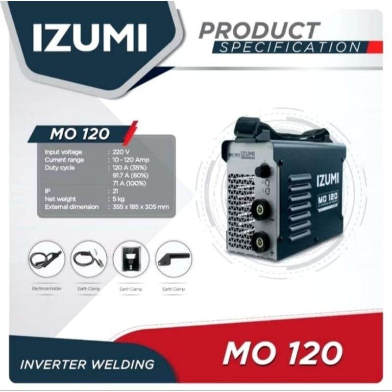 IZUMI MO120 IVENTER MESIN LAS 450 WATT / IZUMI MESIN LAS 900 WATT