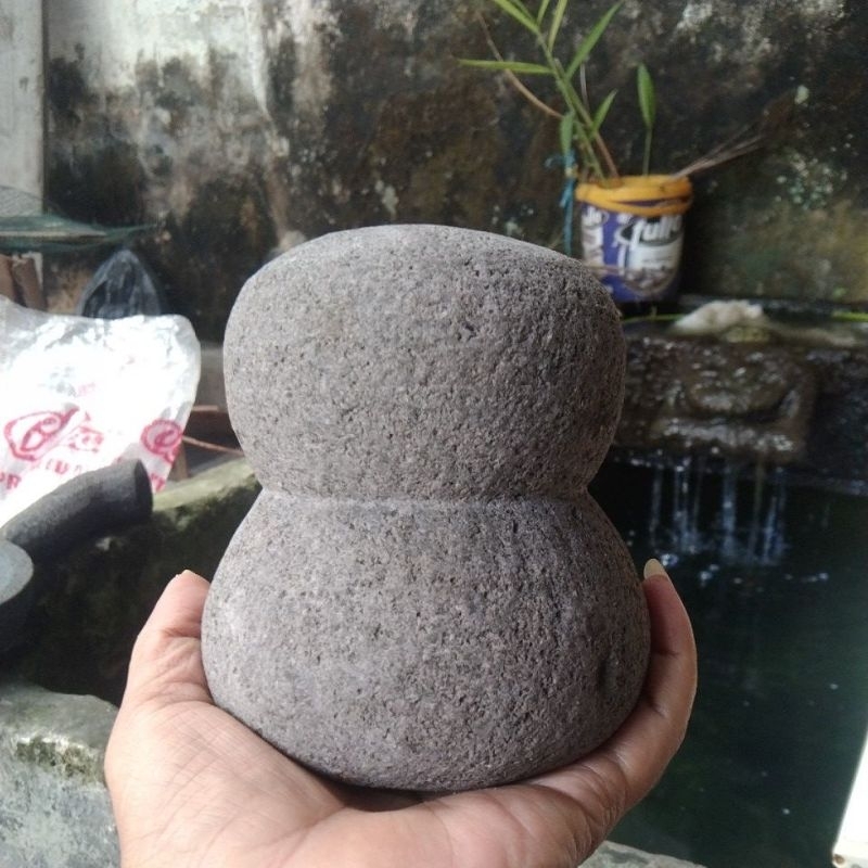 ULEKAN INUL JUMBO PREMIUM BAHAN BATU KALI ASLI 100%