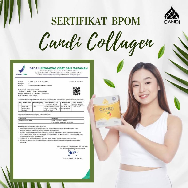 

Minuman collagen Candi Rasa Mangga
