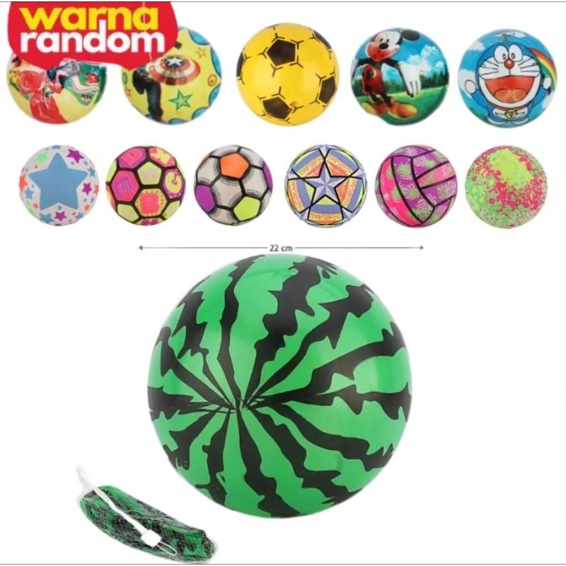 Mainan Bola Karet Karakter Bola Mainan Olahraga