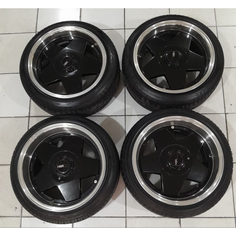 Velg pelek mobil Second murah HSR  Borbed ring 16 bisa untuk mobil Brio  Yaris  Dx  kijang