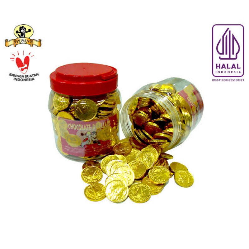 

CHOCOLATE DOLLARS PUSAN [1 TOPLES ISI 200 PCS @3G] | PUSAN COKELAT DOLAR | COKELAT COMPOUND HITAM MANIS