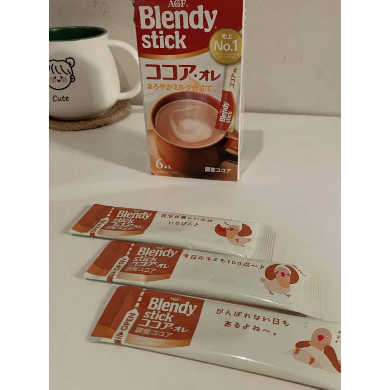 

Minuman sachet Jepang Agf Blendy Cocoa Au Lait