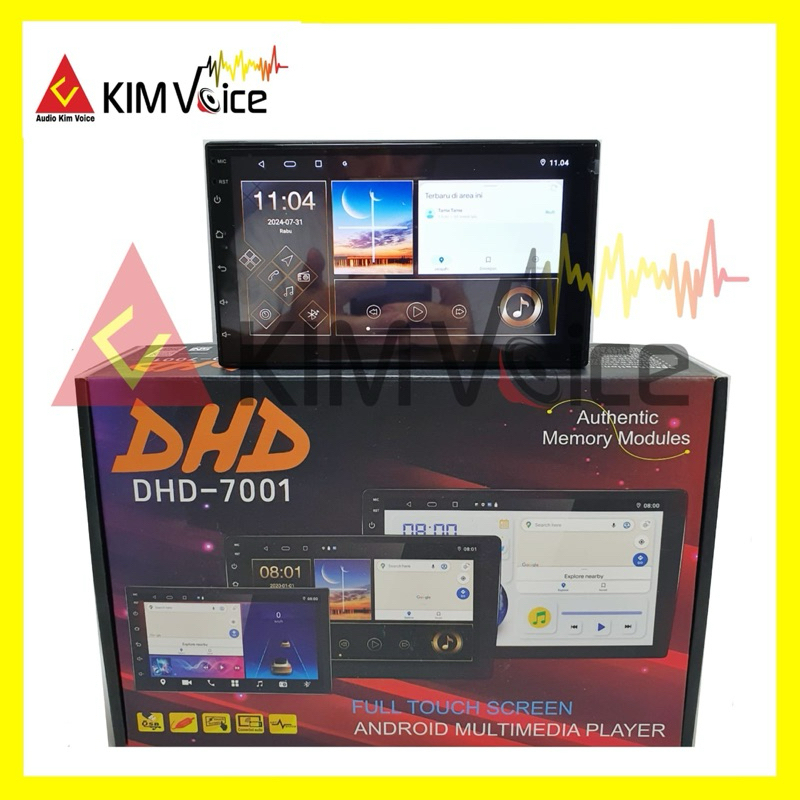 Head Unit Android DHD-7001 7 inch RAM 4GB/64GB