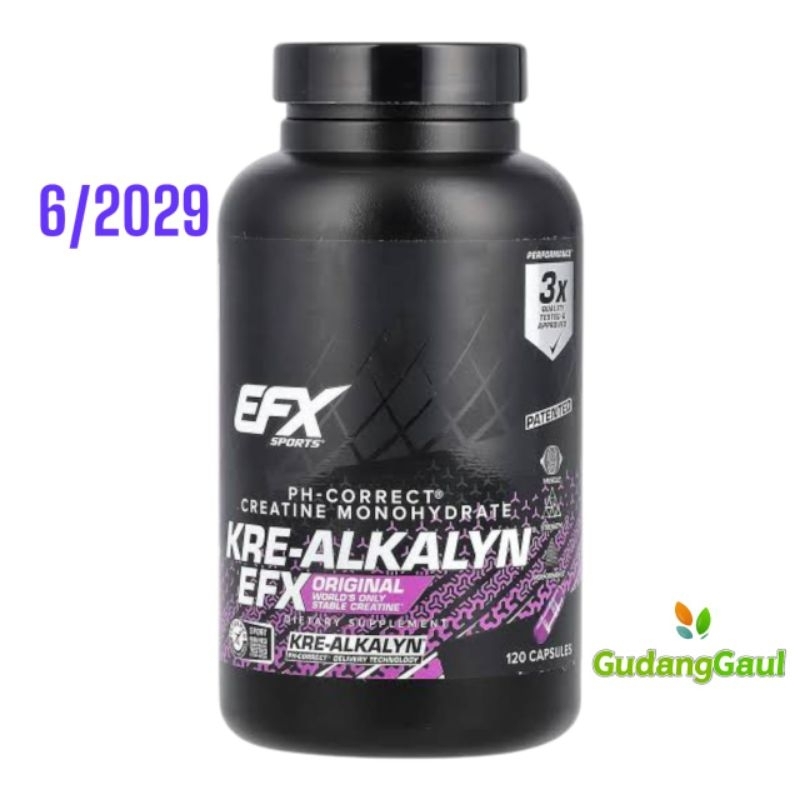 Kre Alkalyn EFX SPORT KreAlkalyn 120 Capsul Caps Creatine