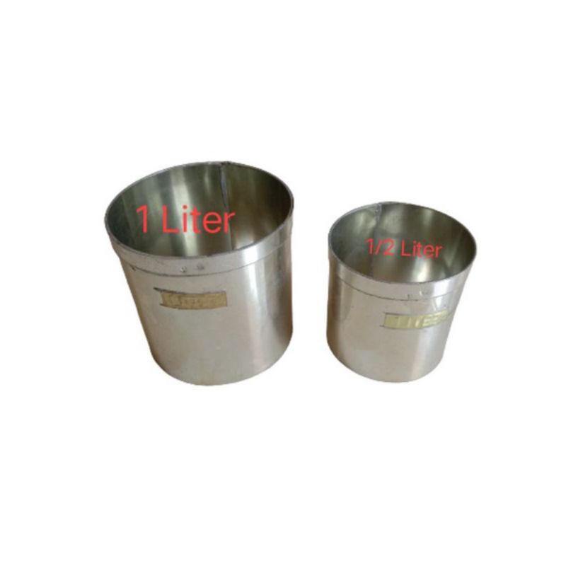 

LITERAN BERAS 1 LITER DAN 1/2 LITER