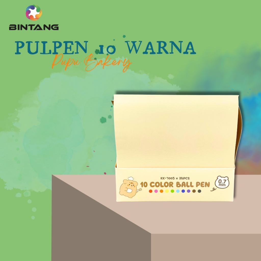 

PULPEN SEPULUH WARNA PUPU BAKERY