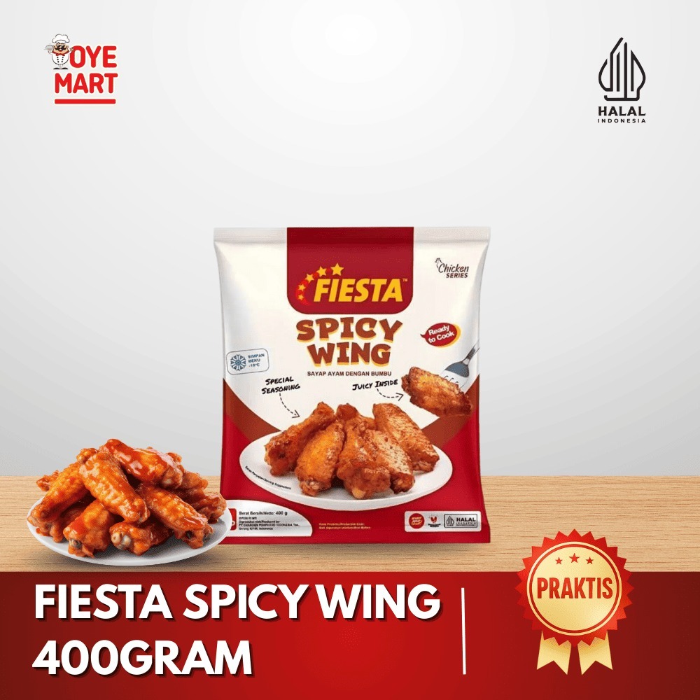 

FIESTA CHICKEN SPICY WING 400G