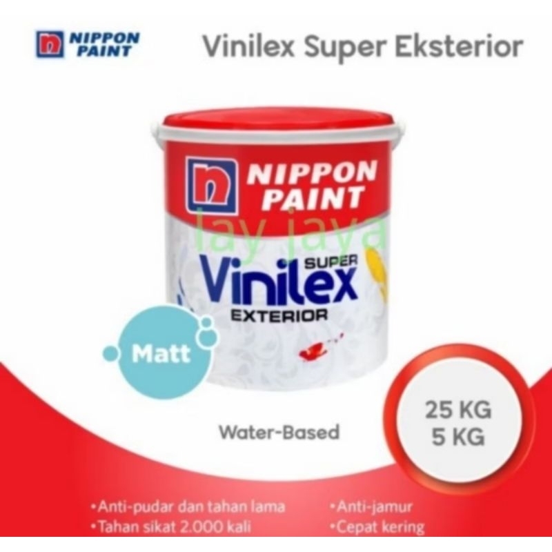 Cat Tembok Nippon Paint Vinilex Super Exterior 954A (D1) Dolphin Grey