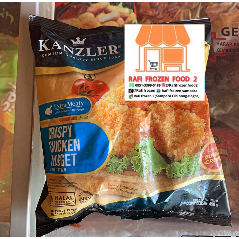

kanzler crispy chicken nugget, kanzler nugget crispy