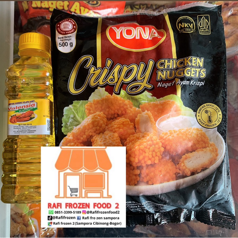 

Yona nugget crispy 500gr free minyak goreng