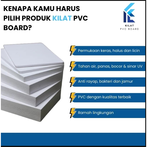 

Kilat PVC Foam Board Tebal 1mm Ukuran 30x40cm